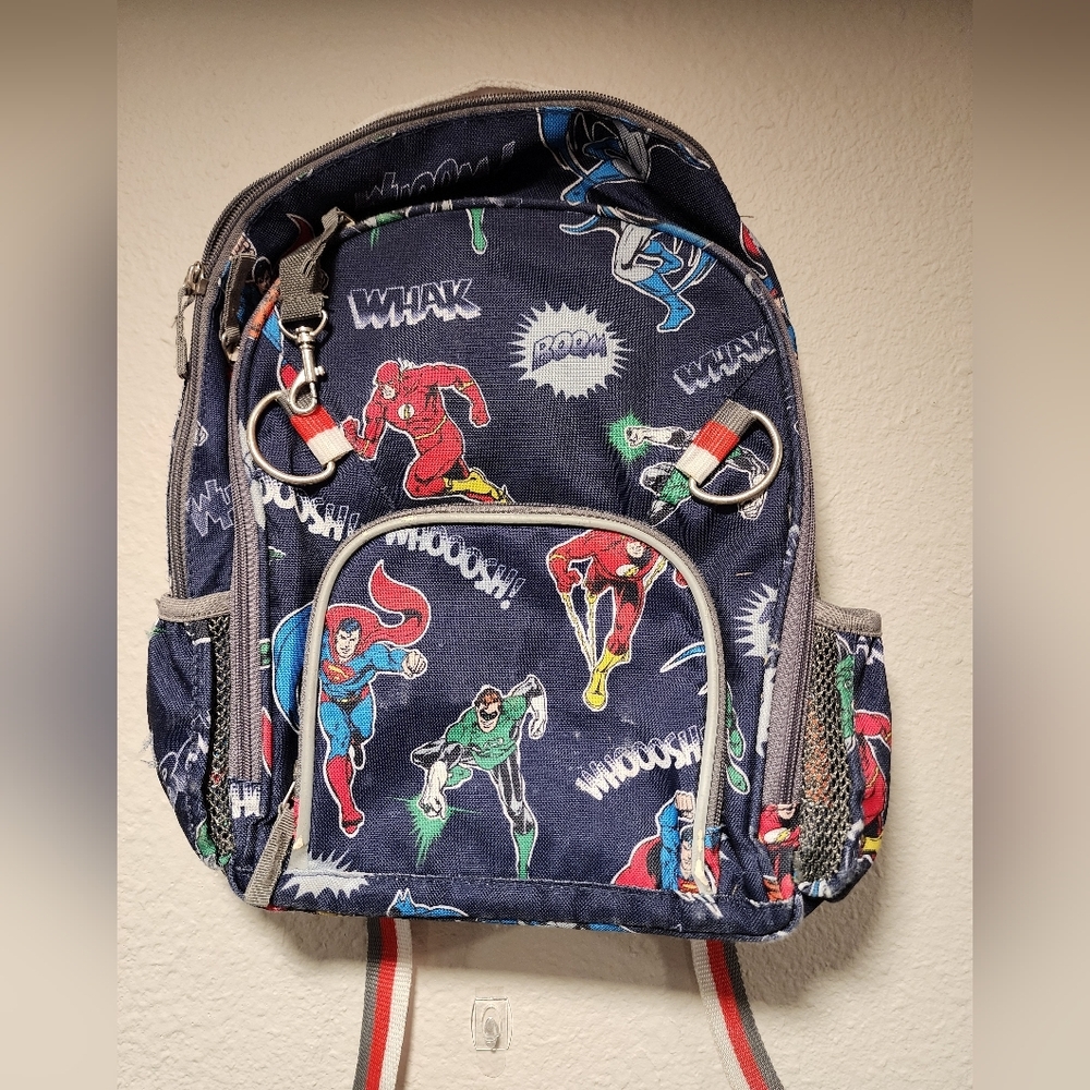 Pottery Barn Kids Superhero Backpack - Blue and Red